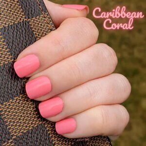 Color Street Caribbean Coral - Solid Color Nails - Retired - Brand New